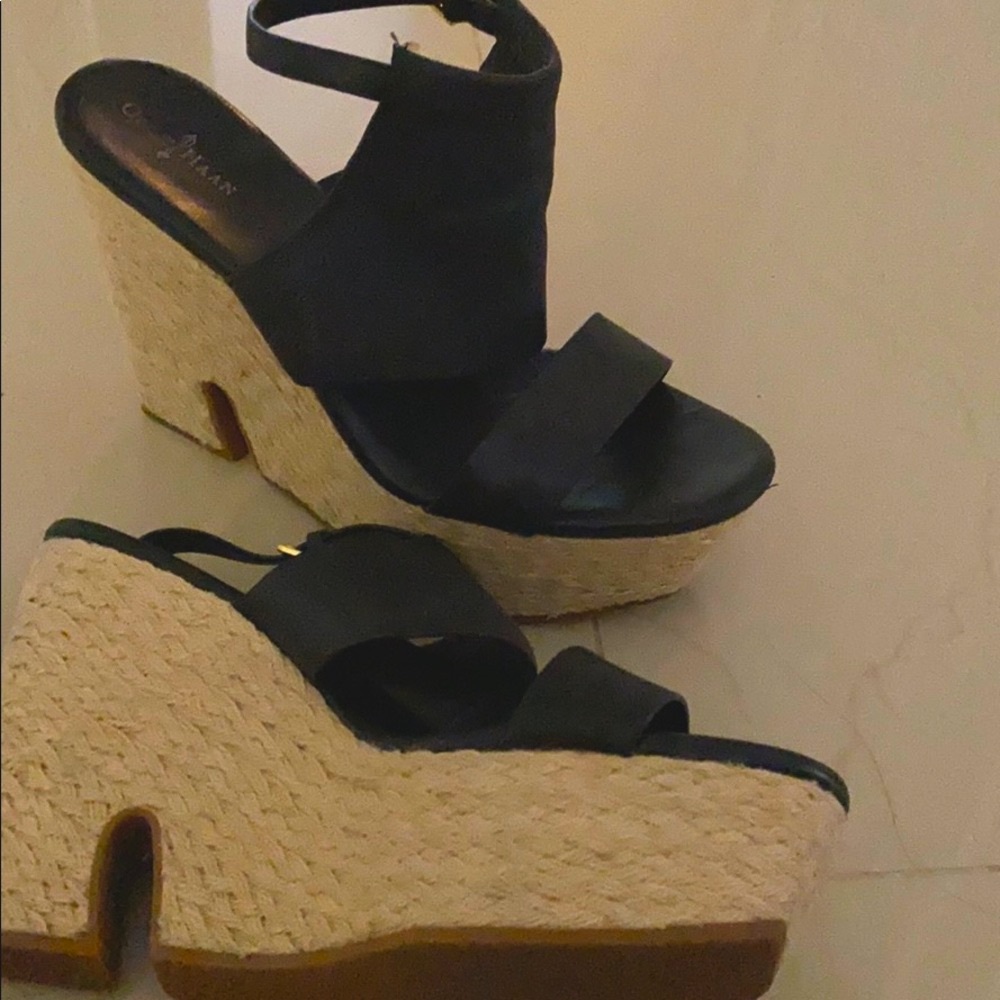 Cole Haan espadrille wedges